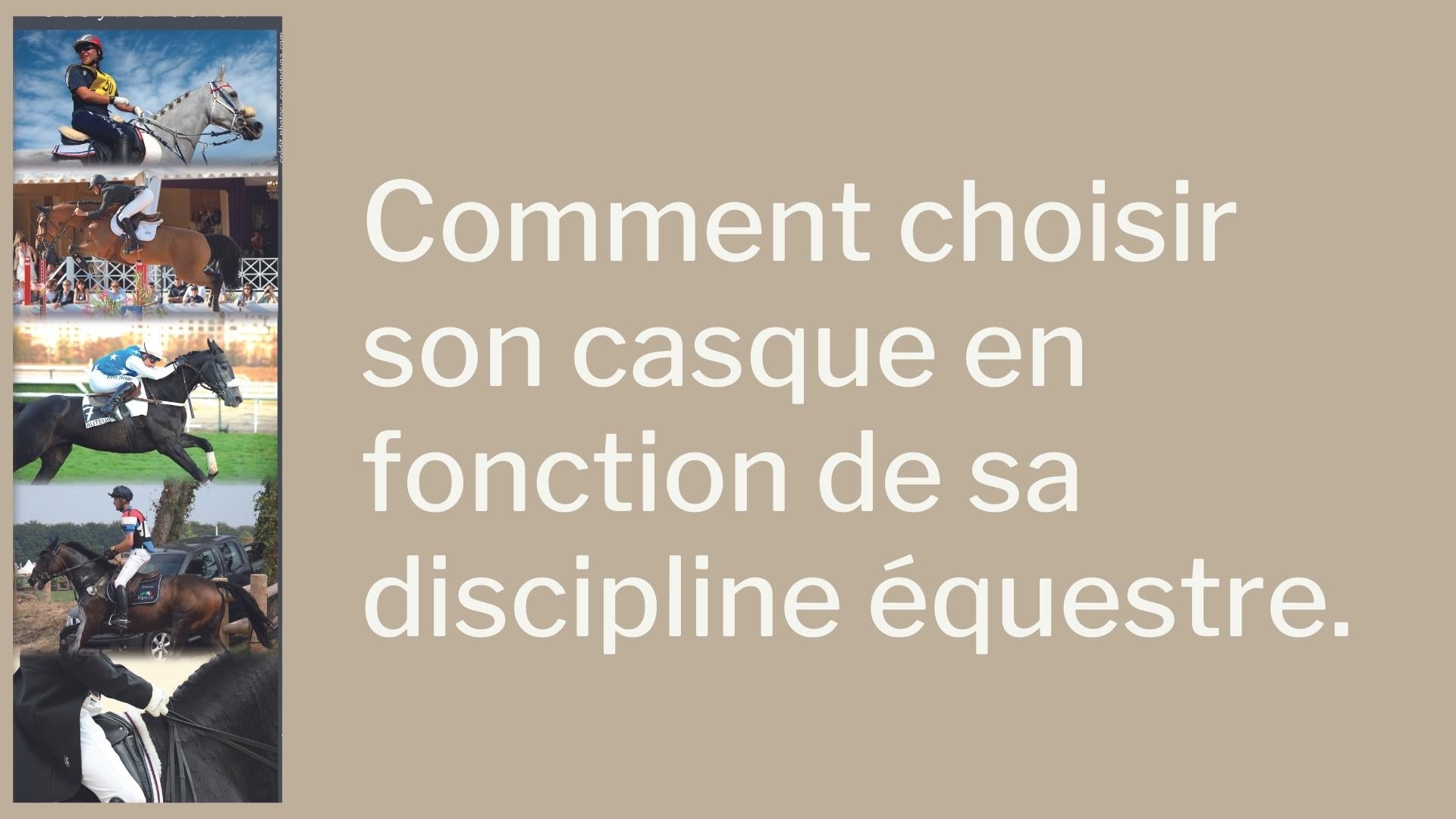 Comment bien choisir son casque en fonction de sa discipline équestre