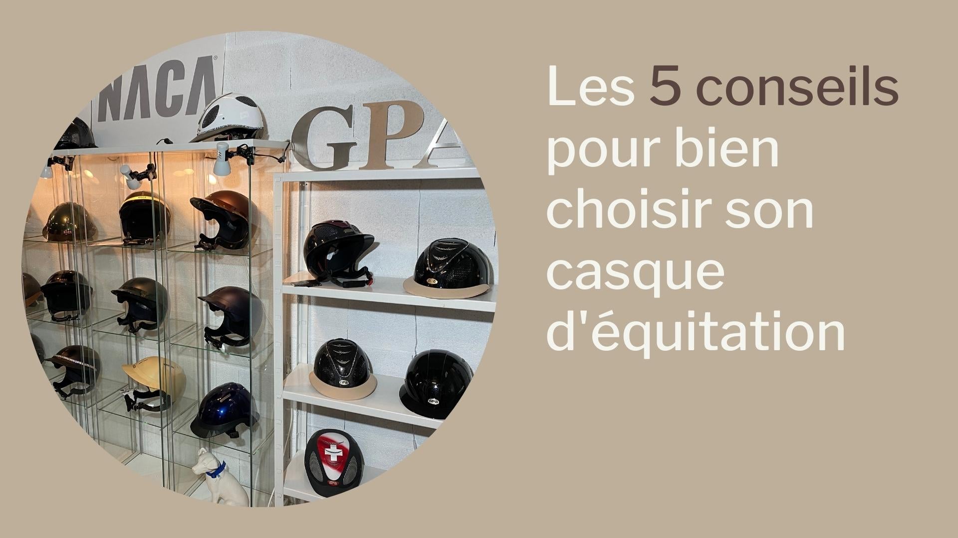 casques équitation NACA et GPA