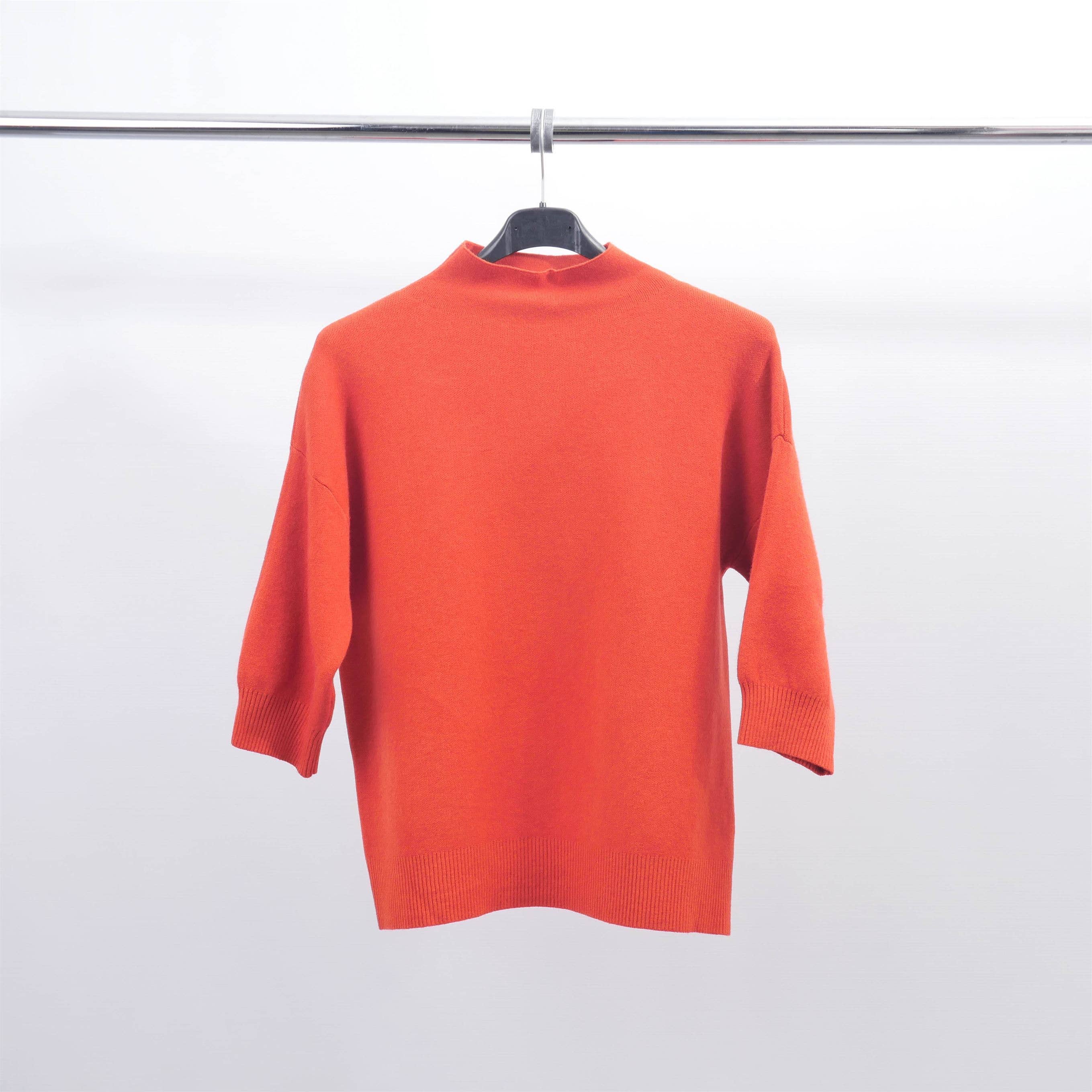 Pull col montant manche 3/4