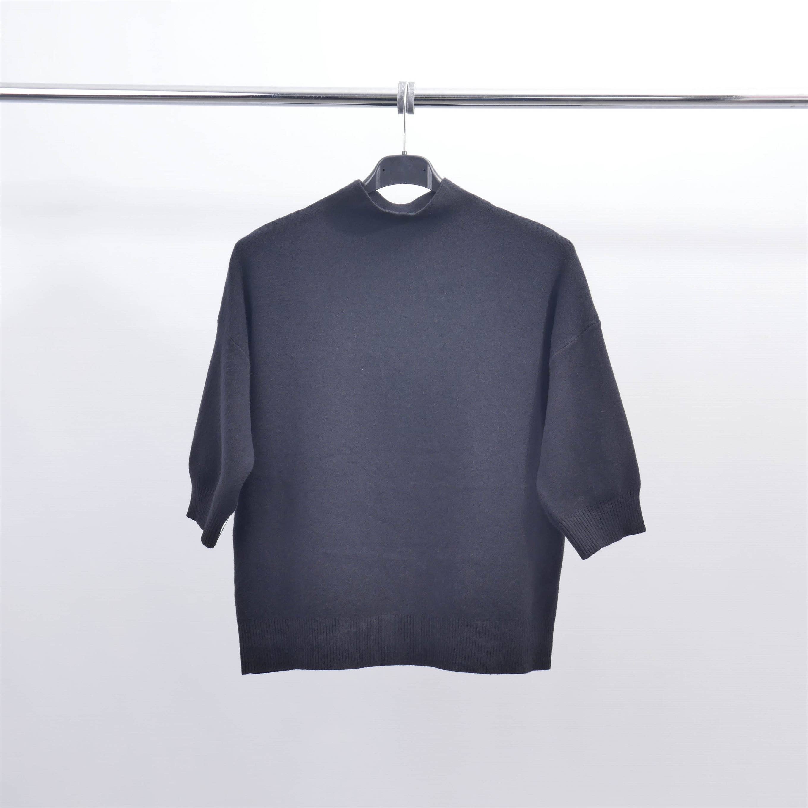 Pull col montant manche 3/4