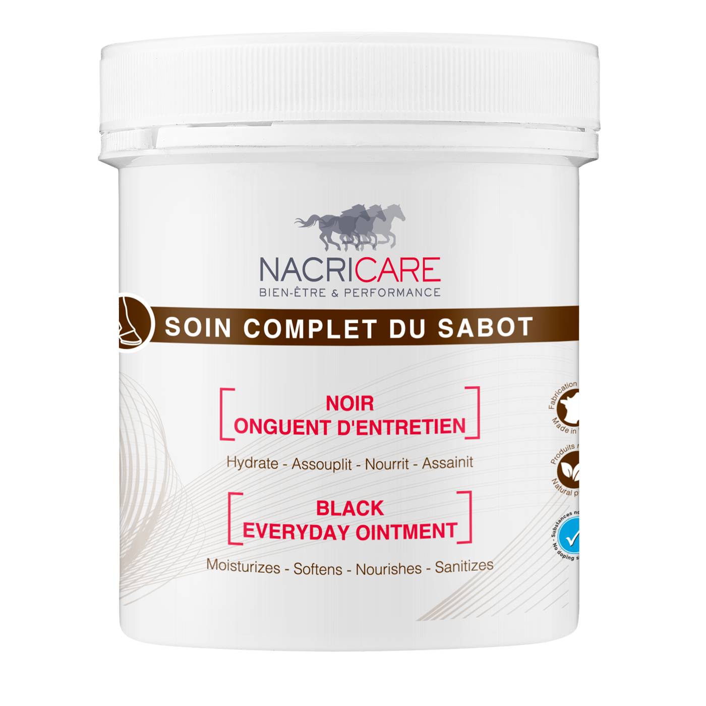 Soin Complet Du Sabot Noir (Sans Goudron)