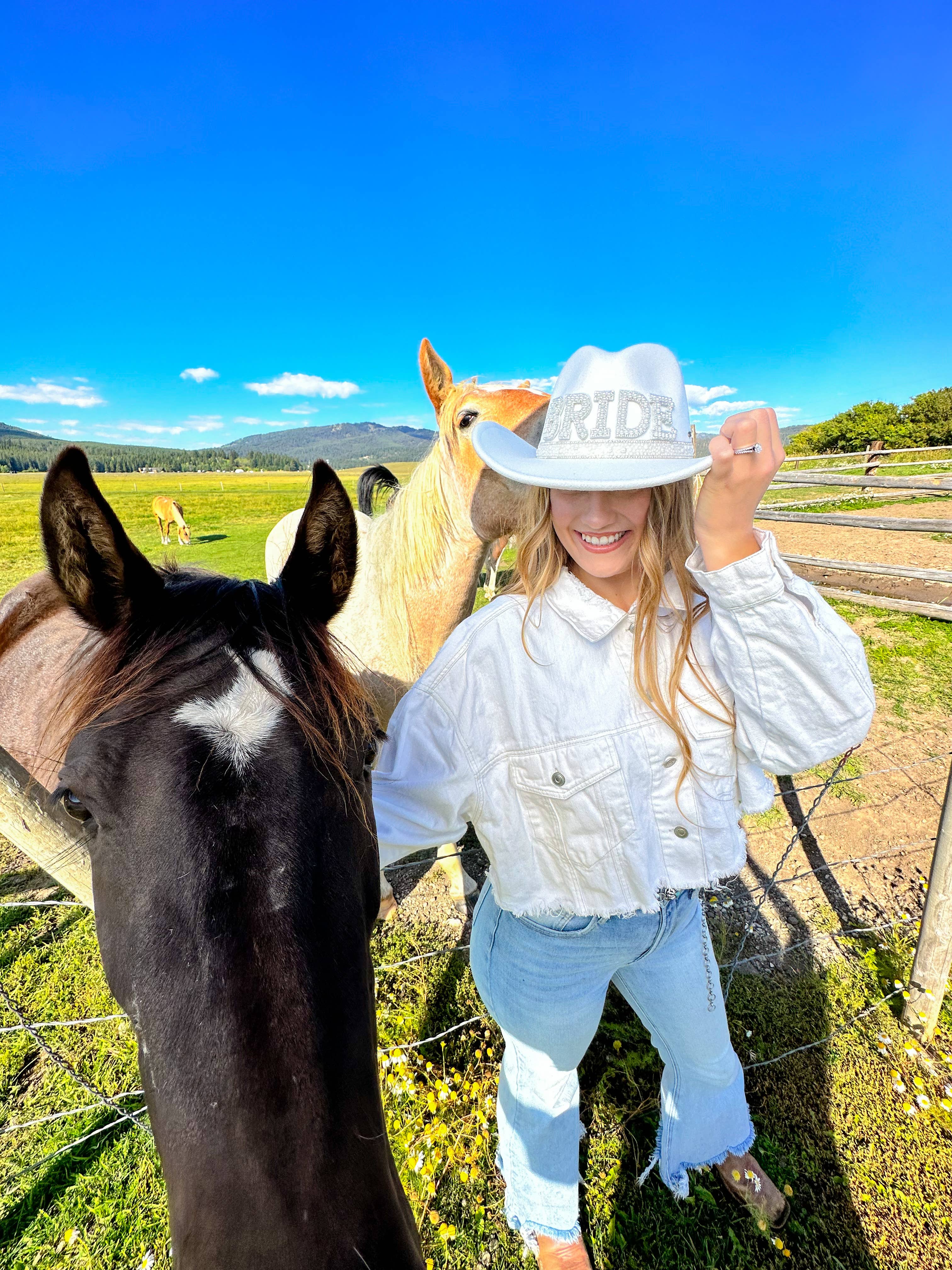 Chapeau de cowboy en tissu végétalien BRIDE VCC0070